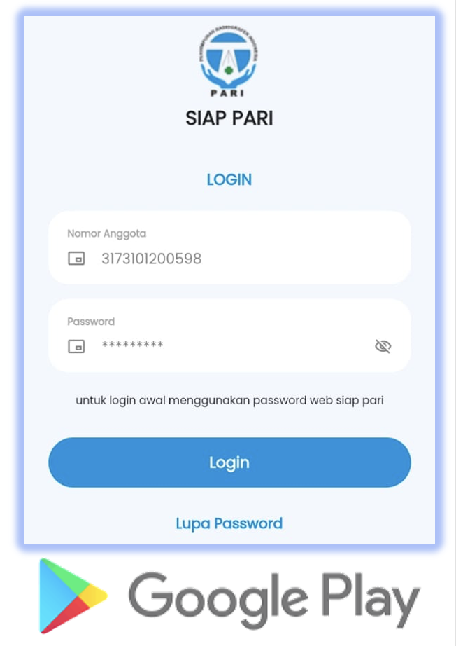 Launching SIAP PARI Mobile versi 1.0